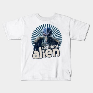 Vintage resident alien Kids T-Shirt